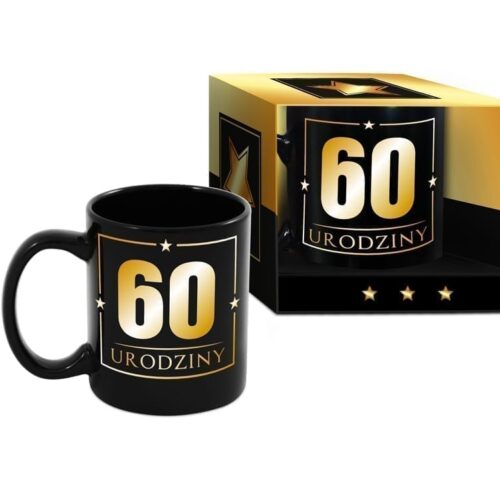 Kubek Big Boss XXL "60 urodziny". Szalony.pl - Sklep imprezowy.