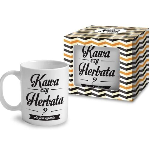 Kubek BOSS "Kawa czy herbata?"