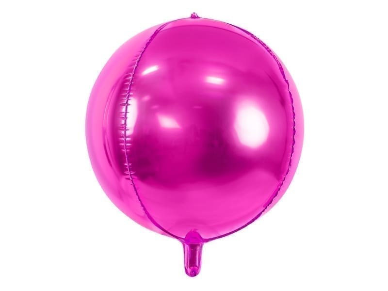 Balon foliowy – kula, różowa ciemna, duża – 40cm Balony bez helu Sprawdź naszą ofertę. Sklep imprezowy Szalony.pl. 2
