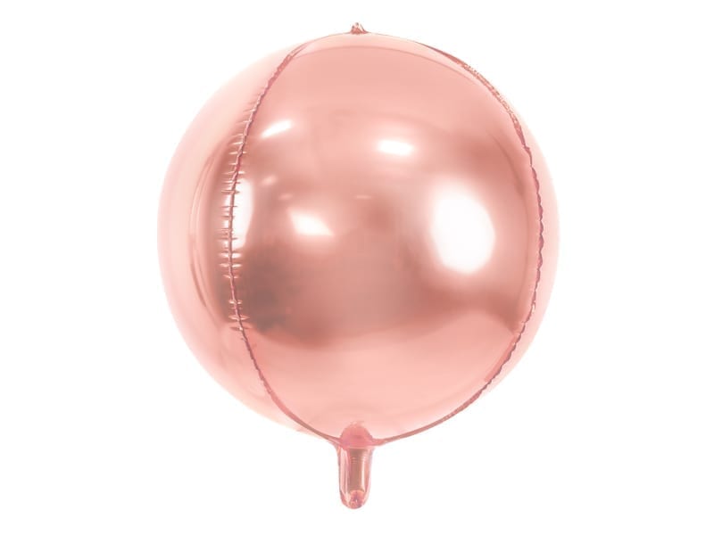 Balon z helem: Kula, różowo-złota, duża – 40cm Balony z helem Sprawdź naszą ofertę. Sklep imprezowy Szalony.pl. 2