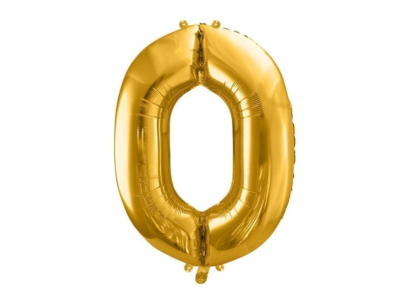 Balon z helem: cyfra 0, złota, 86 cm Balony na 30 urodziny Sprawdź naszą ofertę. Sklep imprezowy Szalony.pl. 4