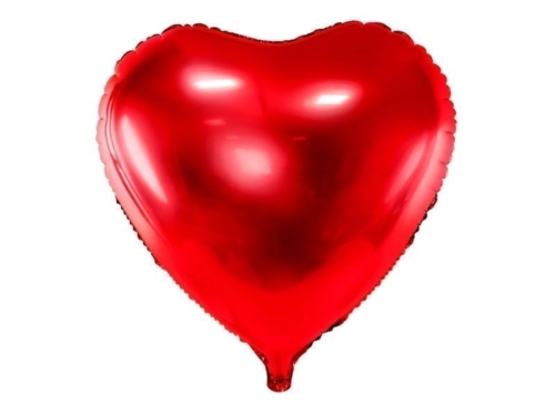 Balon z helem: Serce XXL, czerwone, 61 cm Balony na dzień Babci i Dziadka Szalony.pl - Sklep imprezowy