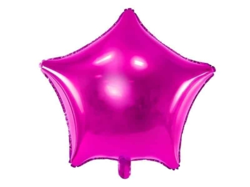 Balon z helem: Gwiazdka, różowa ciemna, 18″ Balony na Dzień Kobiet Szalony.pl - Sklep imprezowy
