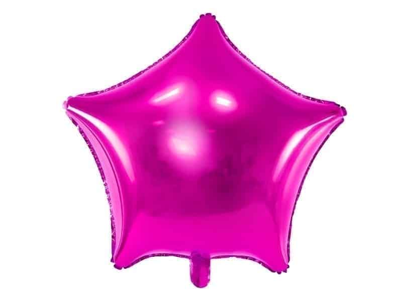 Balon foliowy – gwiazdka, różowa ciemna, 19″ Szalony.pl 5