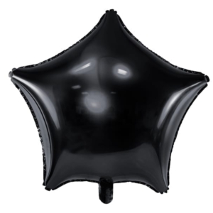 Balon z helem: Gwiazda, czarna, 48cm Balony na Halloween Sprawdź naszą ofertę. Sklep imprezowy Szalony.pl.