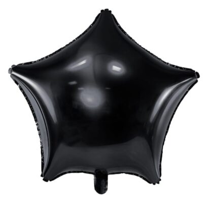 Balon bez helu: Gwiazda, czarna, 48cm Balon Gwiazdka Szalony.pl - Sklep imprezowy