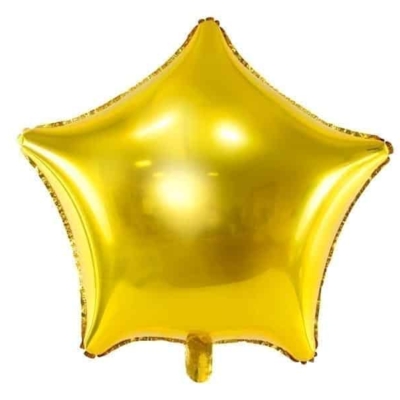 Balon bez helu: Gwiazda, 48cm, złoty Balon Gwiazdka Szalony.pl - Sklep imprezowy 2