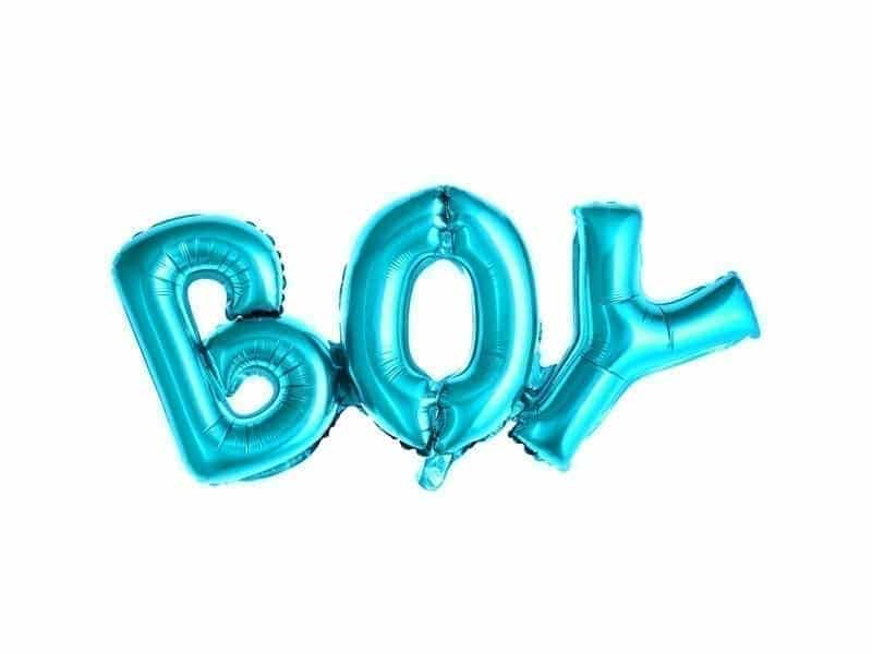 Balony litery “Boy” na powietrze, niebieskie, 67x29cm Balony bez helu Sprawdź naszą ofertę. Sklep imprezowy Szalony.pl. 2