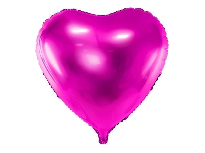 Balon z helem: Serce, różowe ciemne, 18″ Balony dla Zakochanych Sprawdź naszą ofertę. Sklep imprezowy Szalony.pl. 4