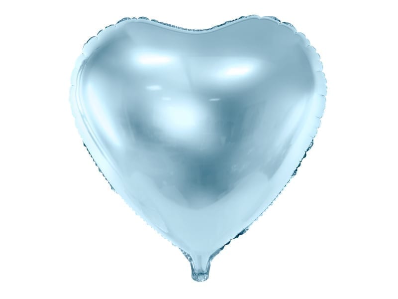Balon z helem: Serce, niebieskie, 18″ Balony z helem Szalony.pl - Sklep imprezowy
