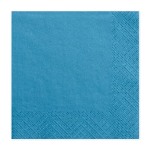Serwetki - niebieskie, 33x33cm, 20szt.