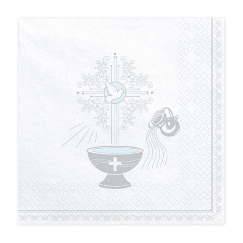 Serwetki - Chrzest święty, 33 cm, 16 szt