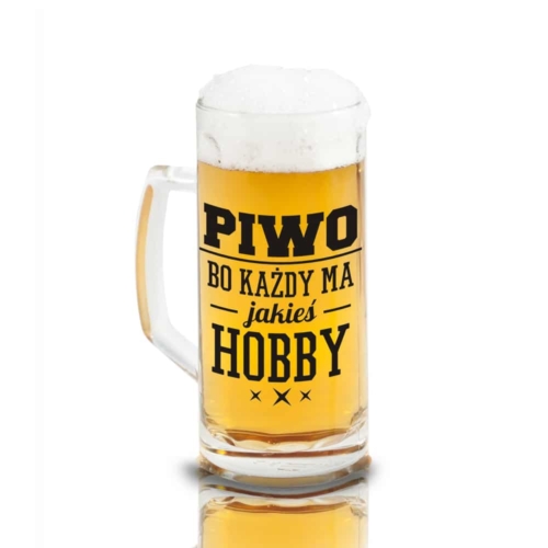 Kufel do piwa “Hobby”, 500 ml Kufle do piwa Sprawdź naszą ofertę. Sklep imprezowy Szalony.pl.