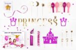 Zestaw dekoracji "Princess"