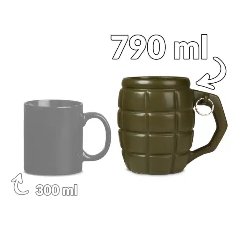 Kubek Granat XXL 790 ml - Zielony. Szalony.pl - Sklep imprezowy.