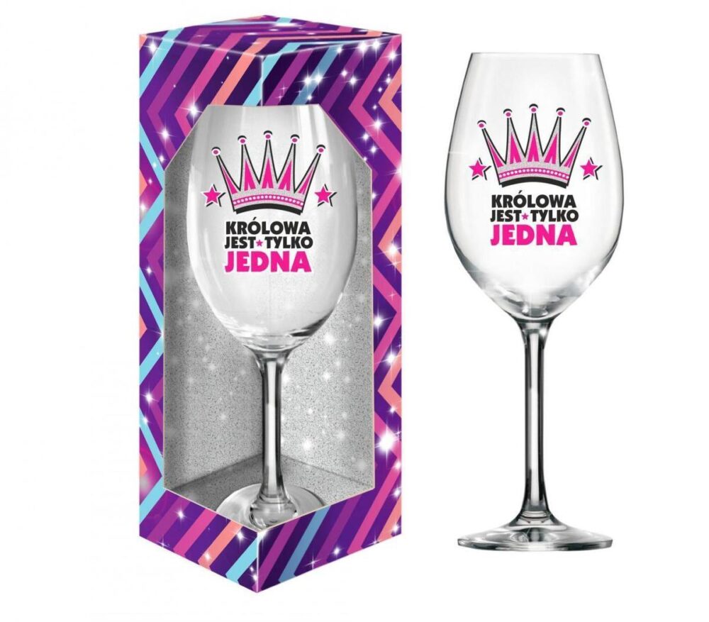 Kieliszek XXL "Królowa jest tylko jedna", 640ml