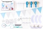 Zestaw dekoracji "1st birthday", niebieski