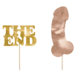 Topper - The end, 14.5x20.5cm, 2szt.