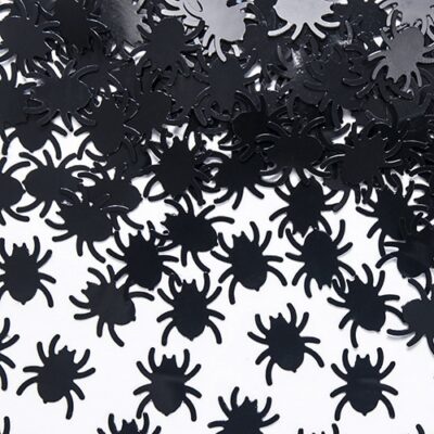 Konfetti pająki, czarne, 15g Dekoracje imprezowe Szalony.pl - Sklep imprezowy