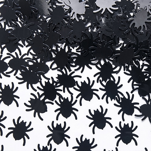 Konfetti pająki, czarne, 15g Dekoracje imprezowe Sprawdź naszą ofertę. Sklep imprezowy Szalony.pl. 2