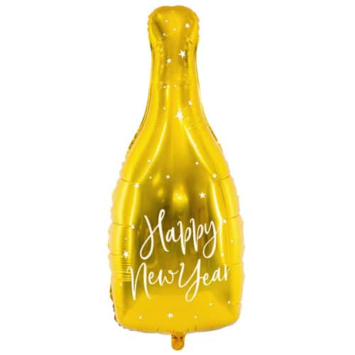 Balon bez helu: Butelka szampana “Happy New Year” Balony bez helu Sprawdź naszą ofertę. Sklep imprezowy Szalony.pl. 2