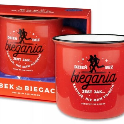 Kubek Hobby – Dzień bez biegania, 350 ml – Prezenty – Szalony.pl