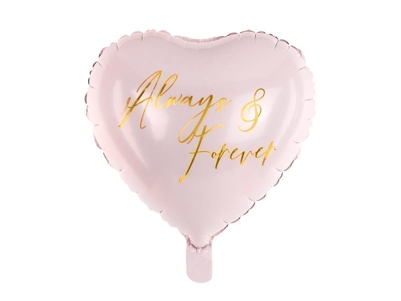 Balon bez helu: Serce, różowe, always&forever Balony bez helu Sprawdź naszą ofertę. Sklep imprezowy Szalony.pl. 2