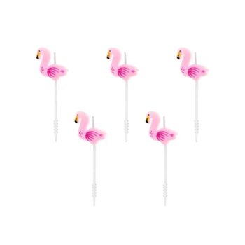 Świeczki urodzinowe – Flamingi, 3cm – Dekoracje imprezowe – Szalony.pl