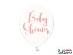 Balon bez helu: Baby Shower, Crystal Clear - dziewczynka, 30cm. Szalony.pl - Sklep imprezowy.