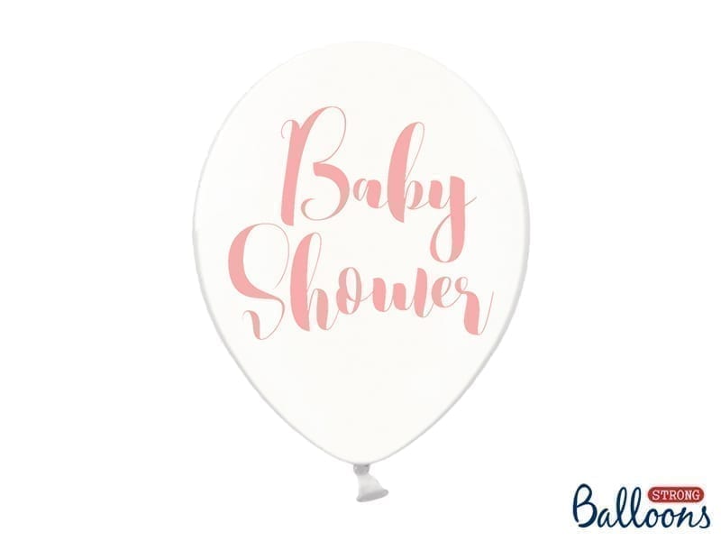 Balon bez helu: Baby Shower, Crystal Clear – dziewczynka, 30cm Balony bez helu Sprawdź naszą ofertę. Sklep imprezowy Szalony.pl. 4