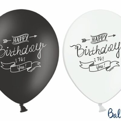 Balon bez helu: Happy Birthday to you, Pastel mix, 30cm Balony bez helu Szalony.pl - Sklep imprezowy