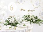 Balon bez helu: Just Married, P. Pure White, 30cm