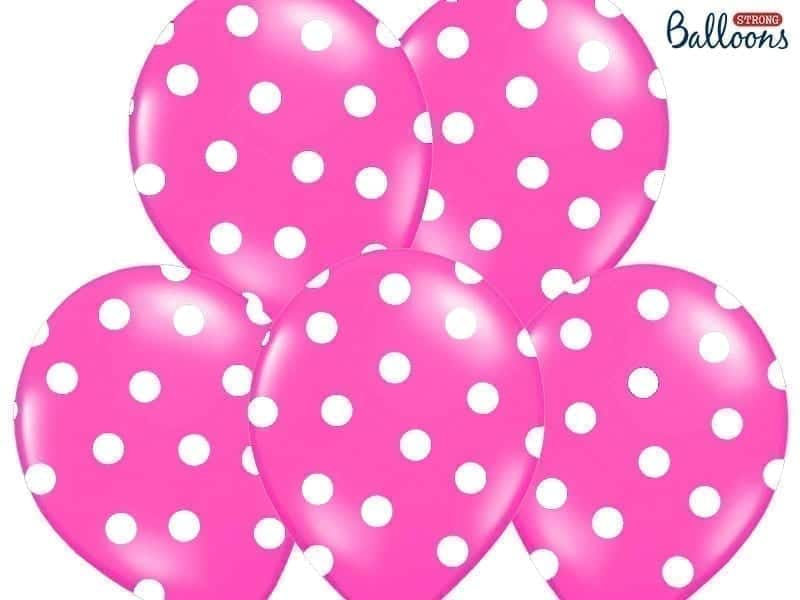 Balon bez helu: Kropki, Pastel Hot Pink, 30cm Balony bez helu Sprawdź naszą ofertę. Sklep imprezowy Szalony.pl. 5