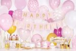 Balon bez helu: Kropki, Pastel Baby Pink, 30cm