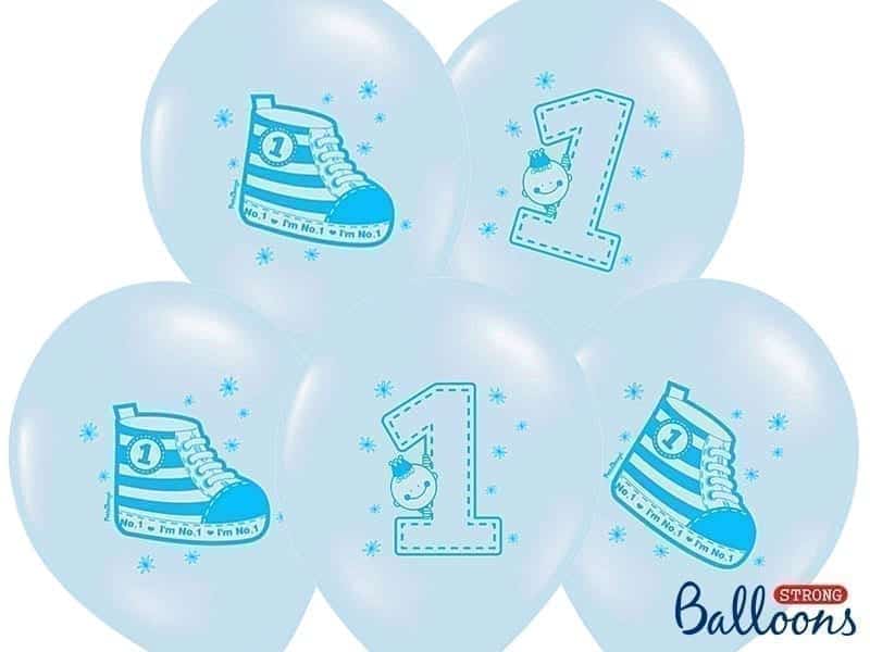 Balon bez helu: Trampek – Number 1, P. Blue, 30cm Balony bez helu Sprawdź naszą ofertę. Sklep imprezowy Szalony.pl. 5