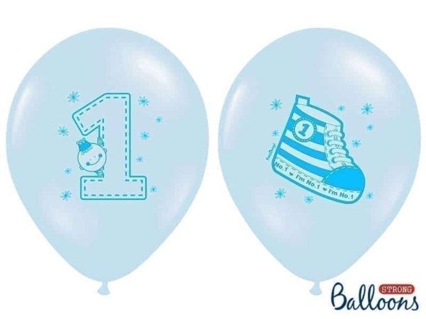Balon bez helu: Trampek – Number 1, P. Blue, 30cm Balony bez helu Sprawdź naszą ofertę. Sklep imprezowy Szalony.pl. 2