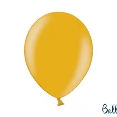 Balon bez helu: Metallic Gold, 30cm