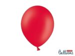 Balon bez helu: Pastel Poppy Red, 30cm