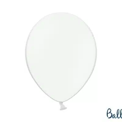 Balon bez helu: Pastel Pure White, 30cm