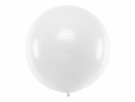 Balon gumowy JUMBO XXL - biały, 1 metr