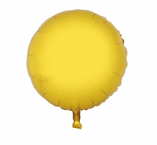 Balon foliowy – koło, złote, 18″ Balony bez helu Szalony.pl - Sklep imprezowy 2