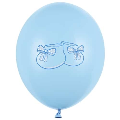 Balon z helem: Bucik, blue, 30 cm Balony na Narodziny Szalony.pl - Sklep imprezowy