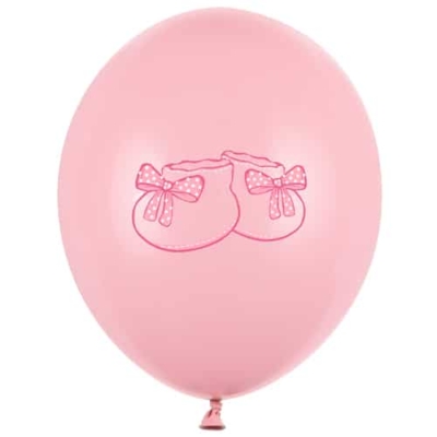 Balon z helem: Bucik, pink, 30 cm Balony na Narodziny Szalony.pl - Sklep imprezowy