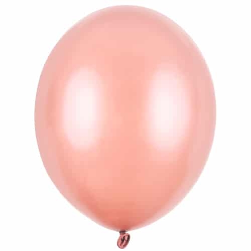 Balon z helem: Różowo-złoty, 30 cm Balony na Urodziny Sprawdź naszą ofertę. Sklep imprezowy Szalony.pl.