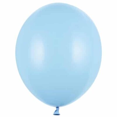 Balon z helem: Pastel Baby Blue, 30 cm Balony na Narodziny Szalony.pl - Sklep imprezowy