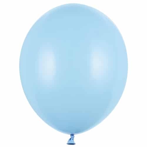 Balon z helem: Pastel Baby Blue, 30 cm Balony na Narodziny Sprawdź naszą ofertę. Sklep imprezowy Szalony.pl.