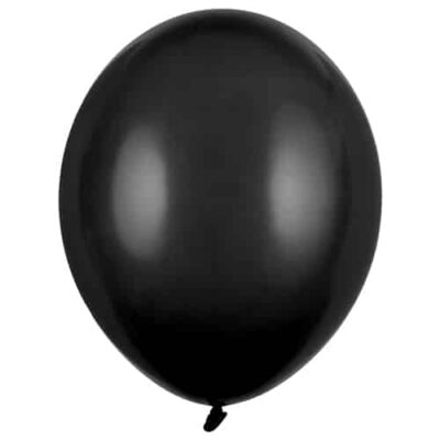 Balon z helem: Pastel Black, 30 cm Balony z helem Szalony.pl - Sklep imprezowy