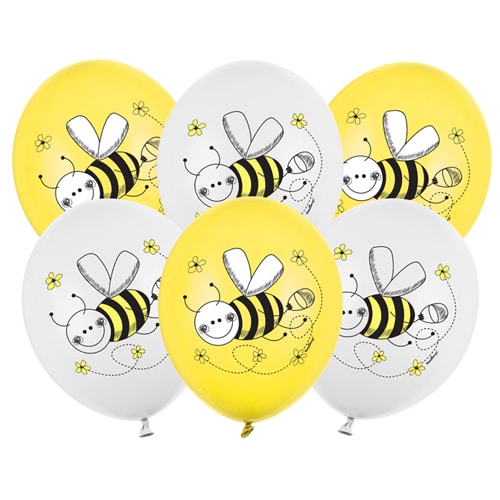 Balon z helem: Pszczółki, mix, 30 cm Szalony.pl 5