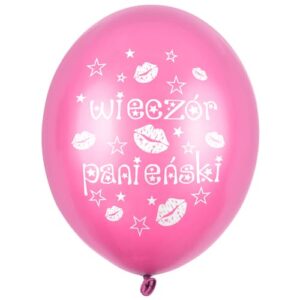 Balon z helem: Wieczór Panieński, róż, 30 cm Szalony.pl