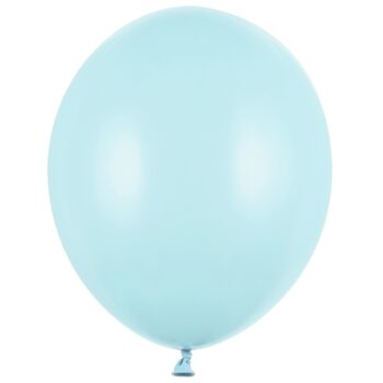 Balon z helem: Pastel Light Blue, 30 cm – Balony z helem (Trójmiasto) – Szalony.pl